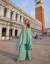 Avika By Sayuri French Crepe Silk Kurti With Bottom Wholesale Suppliers In Surat